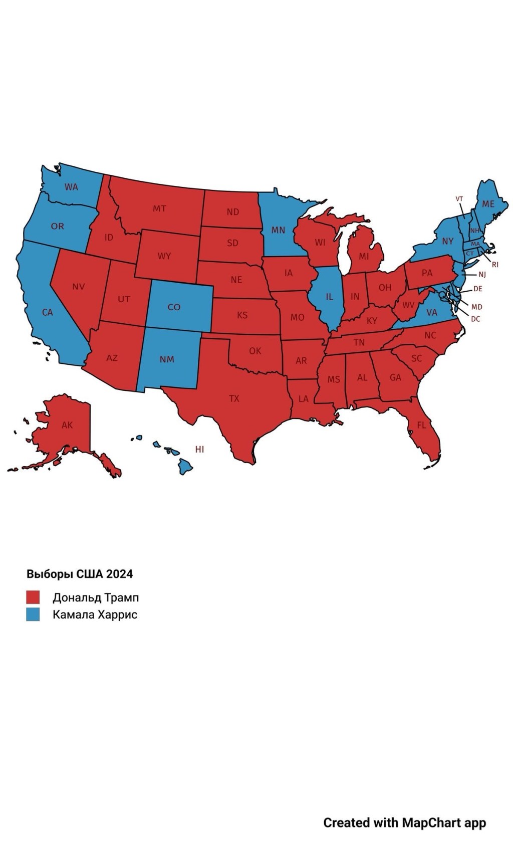 Об американских выборах президента 2024
